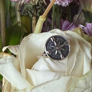 James Avery Silver Life’s A Journey RETIRED Ring